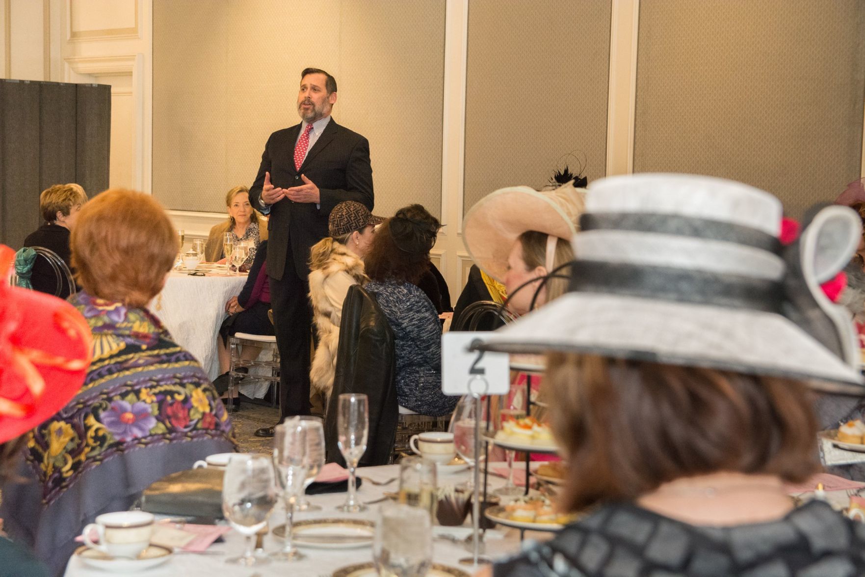Peter Kendall Clark performs at Royal Tea with Winter Opera